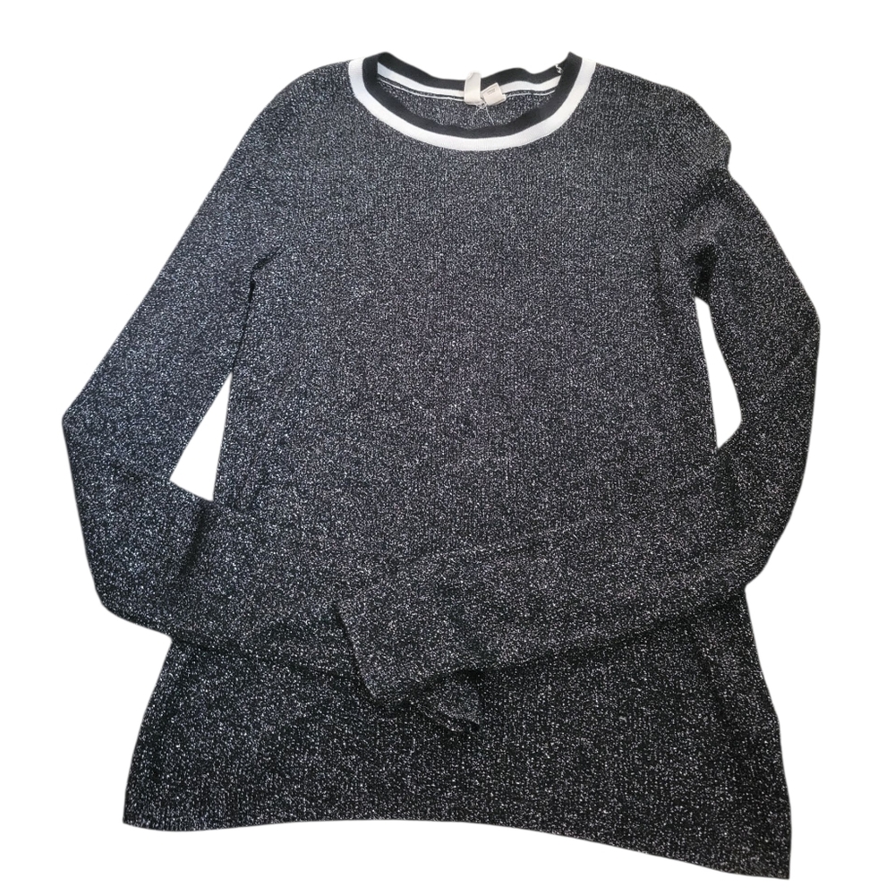 Anthropologie Black and White Sweater